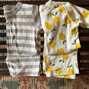 Hanna Andersson PJs two sets. Size 8